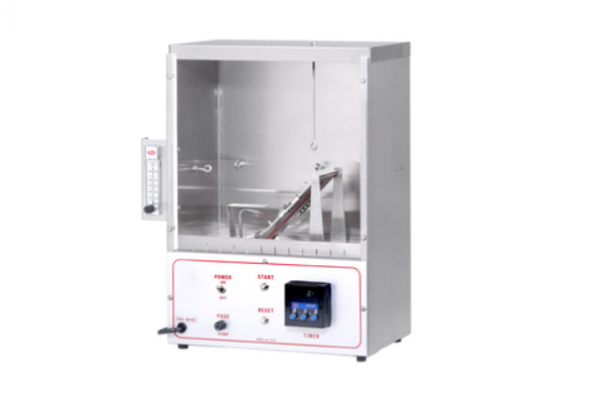 Fabric fire resistance tester